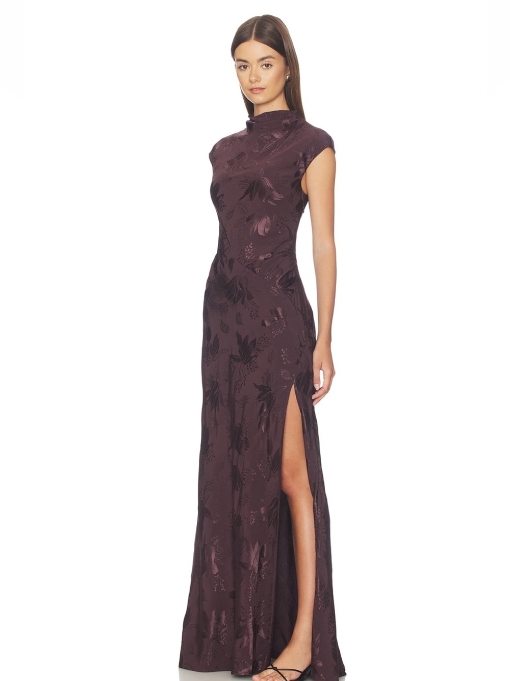 Avalon maxi dress in espresso brown L’acadamie